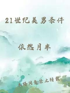 21世纪美男条件
